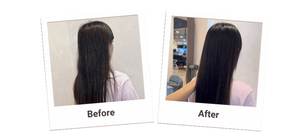 Argan Oil Texture Control Before and After