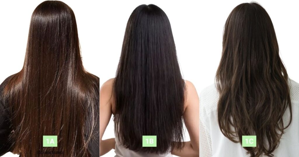 Hair Type 1A B C